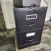 Staples Black 2 Drawer Vertical File Cabinet, Locking